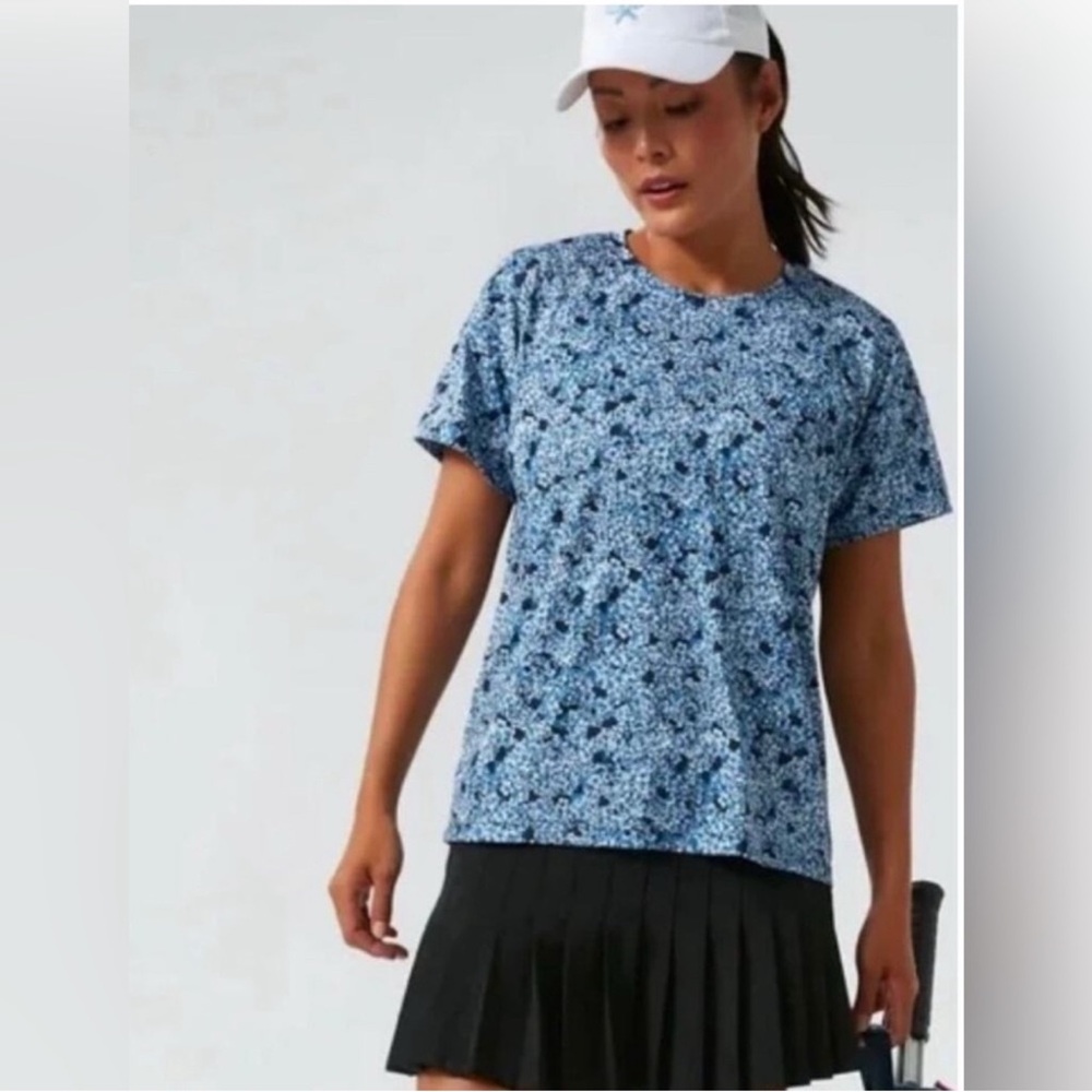 Tuckernuck Sport Ryan Boyfriend Short Sleeve Tee - Hydrangea